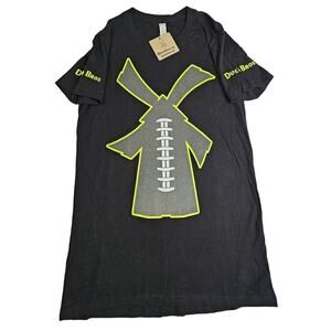 Dutch Bros Since 92 NWT M black green gray reflective image. Standout T Shirt